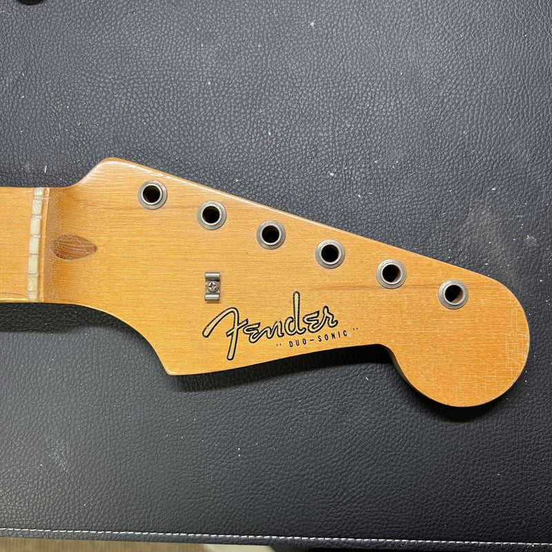 SOLD - Fender Duo Sonic 1958 Desert Sand - Mahar's Vintage Guitars