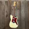 SOLD - Fender Duo Sonic 1964 Olympic White Pre CBS Clay Dot - Mahar's Vintage Guitars