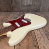 SOLD - Fender Duo Sonic 1964 Olympic White Pre CBS Clay Dot - Mahar's Vintage Guitars