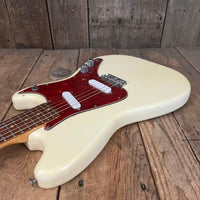 SOLD - Fender Duo Sonic 1964 Olympic White Pre CBS Clay Dot - Mahar's Vintage Guitars