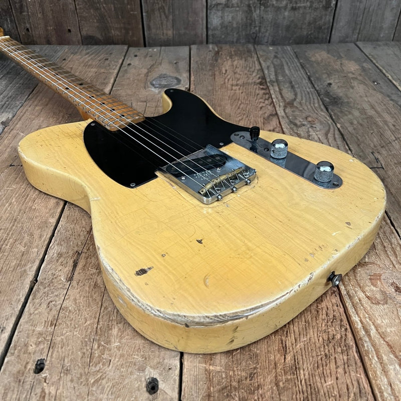 SOLD - Fender Esquire Blackguard 1952 Blonde - Mahar's Vintage Guitars