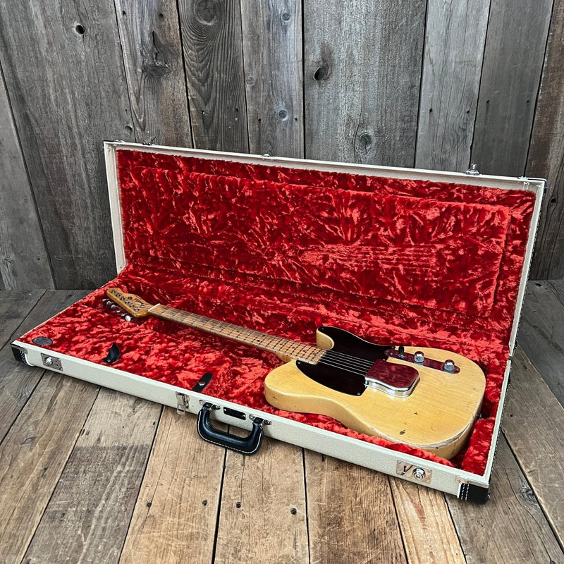 SOLD - Fender Esquire Blackguard 1952 Blonde - Mahar's Vintage Guitars
