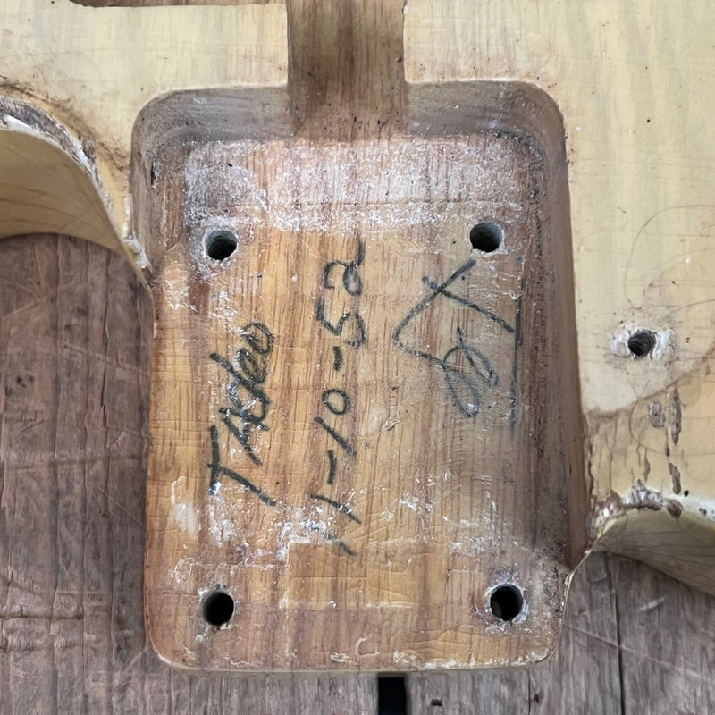 SOLD - Fender Esquire Blackguard 1952 Blonde - Mahar's Vintage Guitars