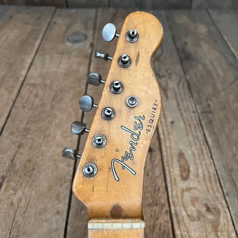 SOLD - Fender Esquire Blackguard 1952 Blonde - Mahar's Vintage Guitars