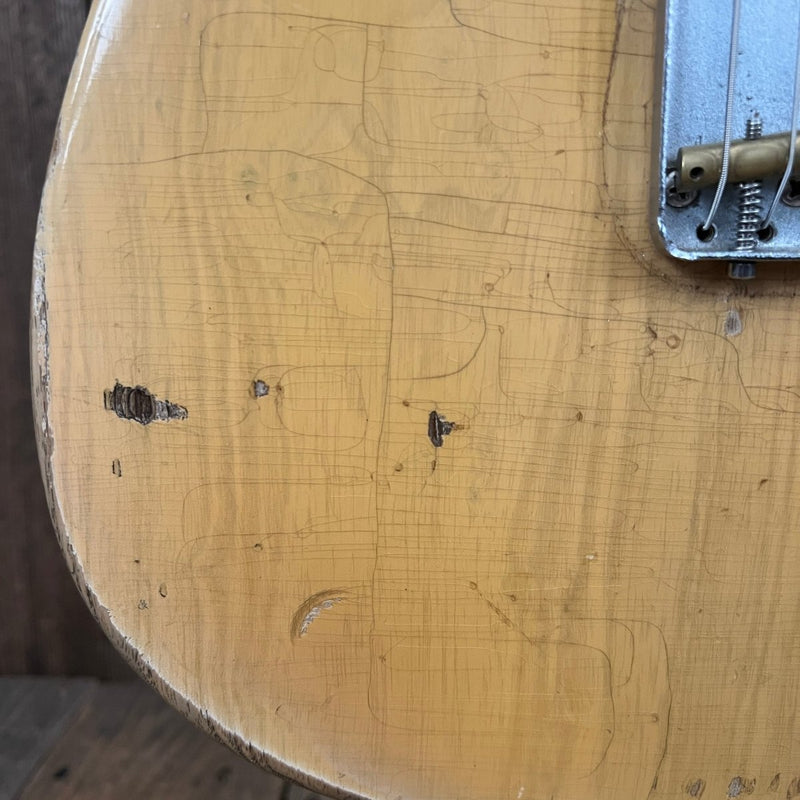SOLD - Fender Esquire Blackguard 1952 Blonde - Mahar's Vintage Guitars