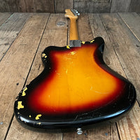 SOLD - Fender Jaguar 1963 Sunburst Pre CBS Vintage Electric Guitar Clay Dot - Mahar's Vintage Guitars