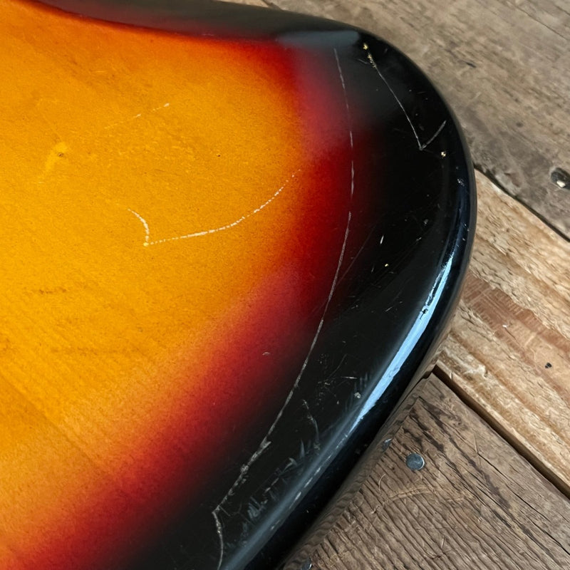 SOLD - Fender Jaguar 1963 Sunburst Pre CBS Vintage Electric Guitar Clay Dot - Mahar's Vintage Guitars