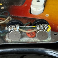SOLD - Fender Jaguar 1963 Sunburst Pre CBS Vintage Electric Guitar Clay Dot - Mahar's Vintage Guitars
