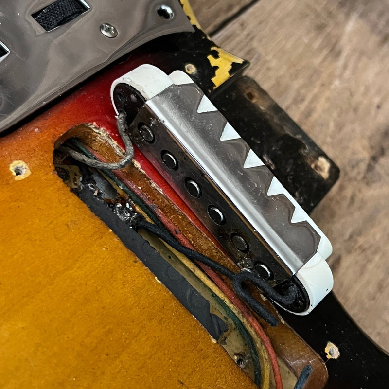 SOLD - Fender Jaguar 1963 Sunburst Pre CBS Vintage Electric Guitar Clay Dot - Mahar's Vintage Guitars