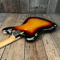 SOLD - Fender Jaguar 1963 Sunburst Pre CBS Vintage Electric Guitar Clay Dot - Mahar's Vintage Guitars