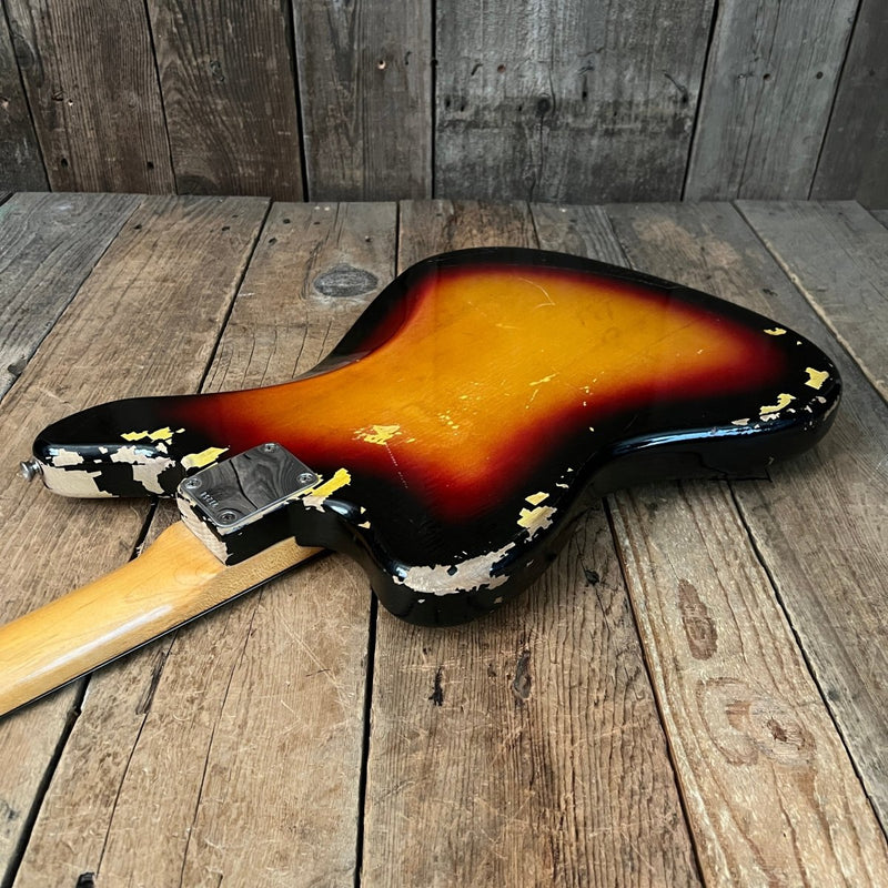 SOLD - Fender Jaguar 1963 Sunburst Pre CBS Vintage Electric Guitar Clay Dot - Mahar's Vintage Guitars
