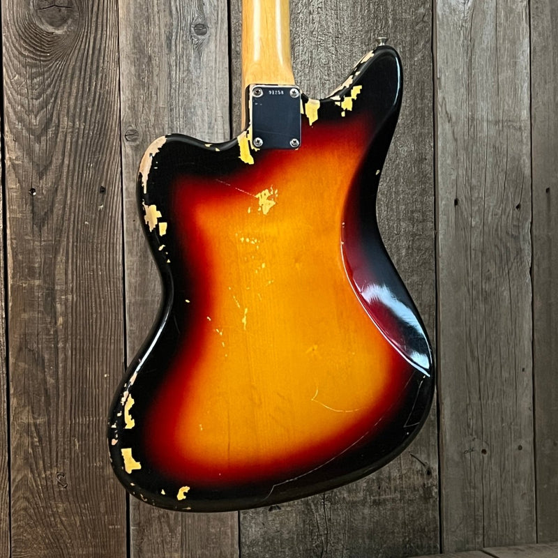 SOLD - Fender Jaguar 1963 Sunburst Pre CBS Vintage Electric Guitar Clay Dot - Mahar's Vintage Guitars