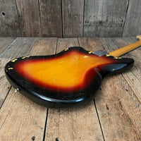 SOLD - Fender Jaguar 1963 Sunburst Pre CBS Vintage Electric Guitar Clay Dot - Mahar's Vintage Guitars