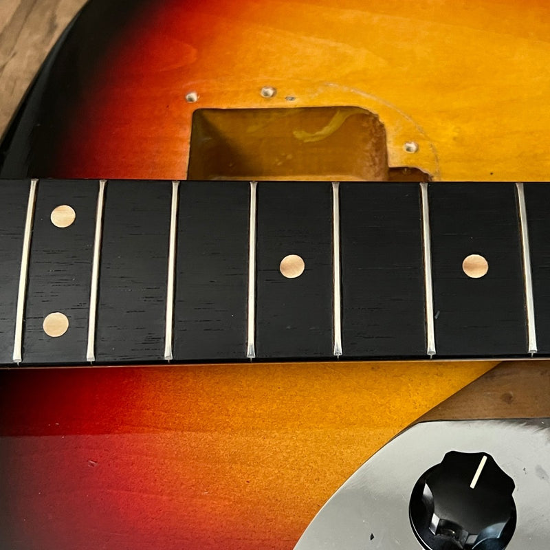 SOLD - Fender Jaguar 1963 Sunburst Pre CBS Vintage Electric Guitar Clay Dot - Mahar's Vintage Guitars