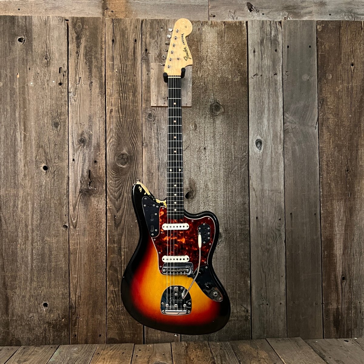 SOLD - Fender Jaguar 1963 Sunburst Pre CBS Vintage Electric Guitar