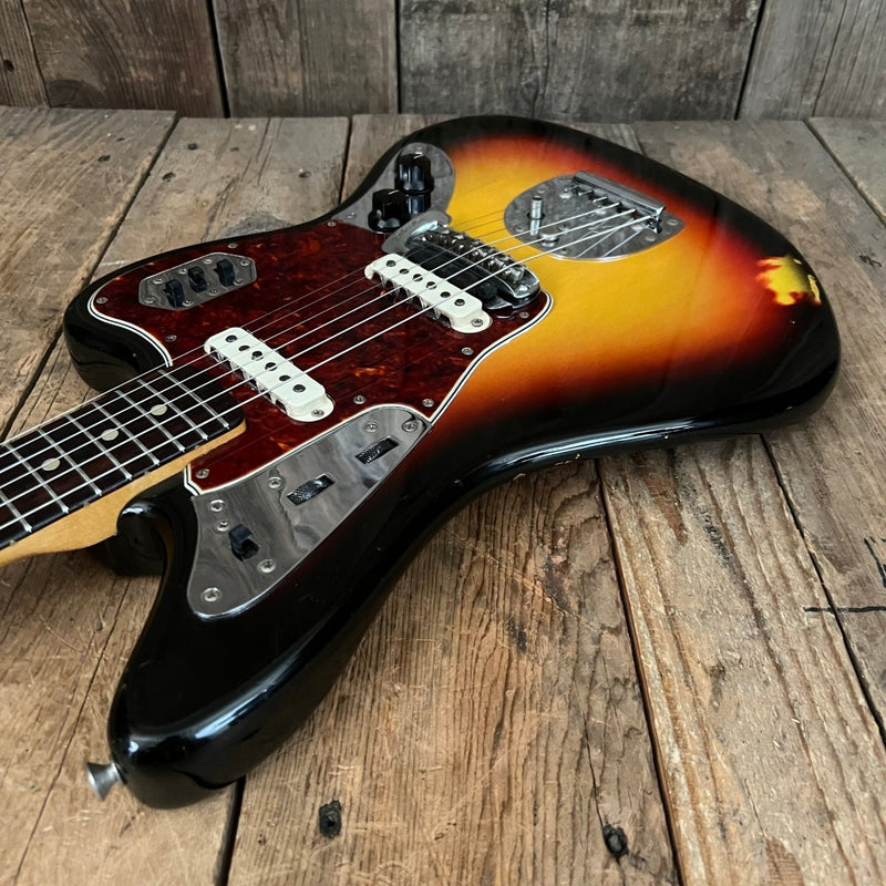 SOLD - Fender Jaguar 1965 Sunburst L Plate Pre CBS - Mahar's Vintage Guitars