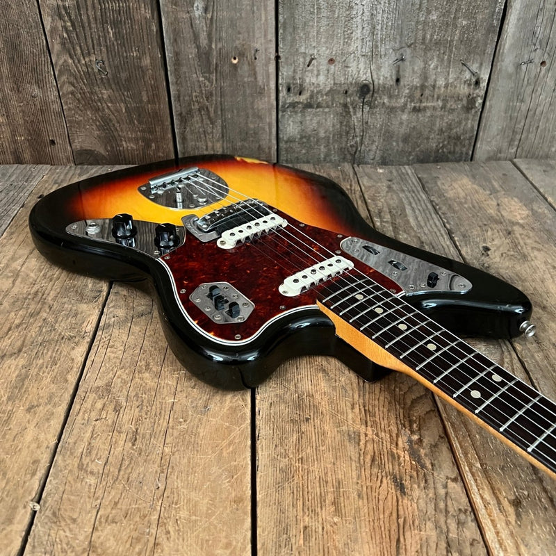 SOLD - Fender Jaguar 1965 Sunburst L Plate Pre CBS - Mahar's Vintage Guitars