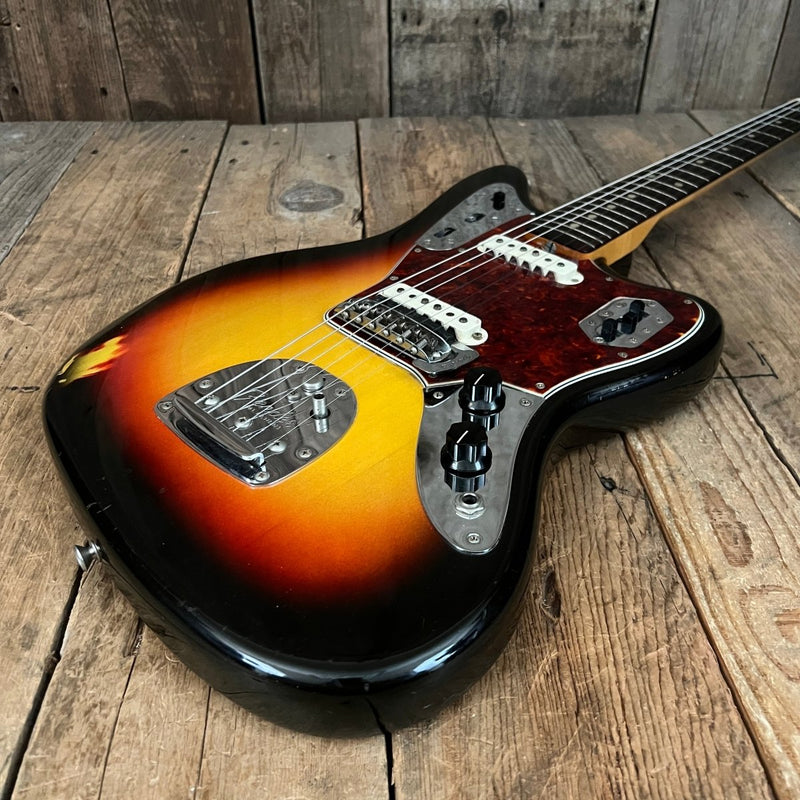 SOLD - Fender Jaguar 1965 Sunburst L Plate Pre CBS - Mahar's Vintage Guitars