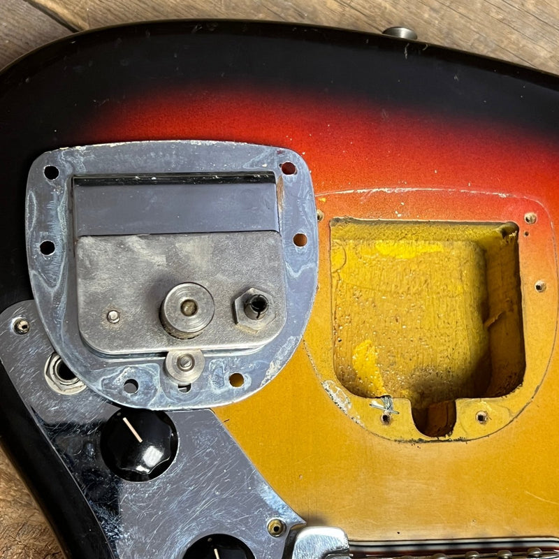 SOLD - Fender Jaguar 1965 Sunburst L Plate Pre CBS - Mahar's Vintage Guitars