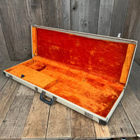 SOLD - Fender Jazzmaster Jaguar Guitar Case 1963 - 1964 White - Mahar's Vintage Guitars