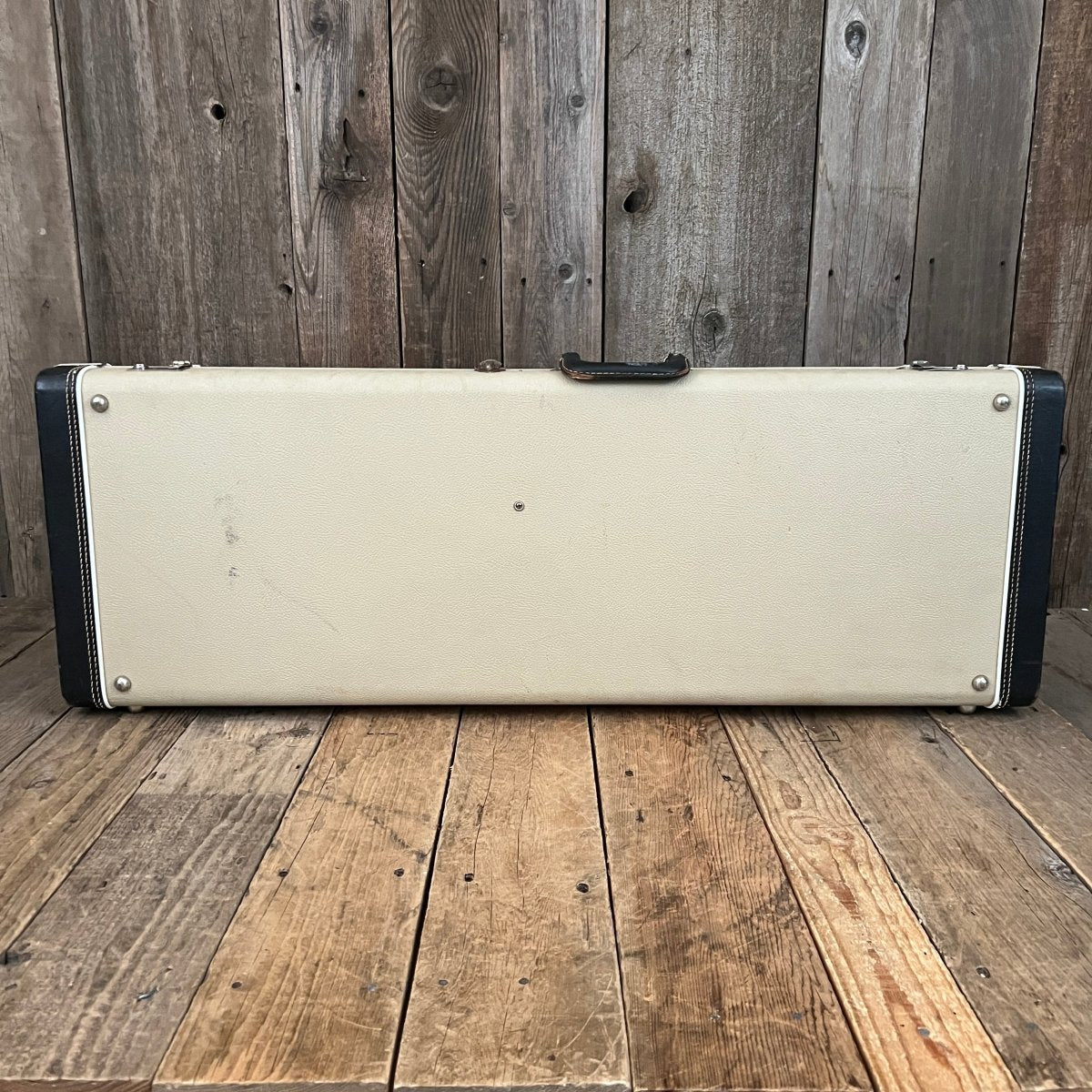 SOLD - Fender Jazzmaster Jaguar Guitar Case 1963 - 1964 White - Mahar's Vintage Guitars
