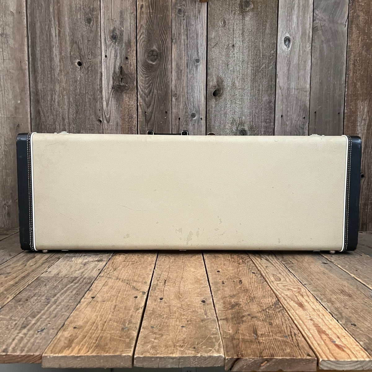 SOLD - Fender Jazzmaster Jaguar Guitar Case 1963 - 1964 White - Mahar's Vintage Guitars