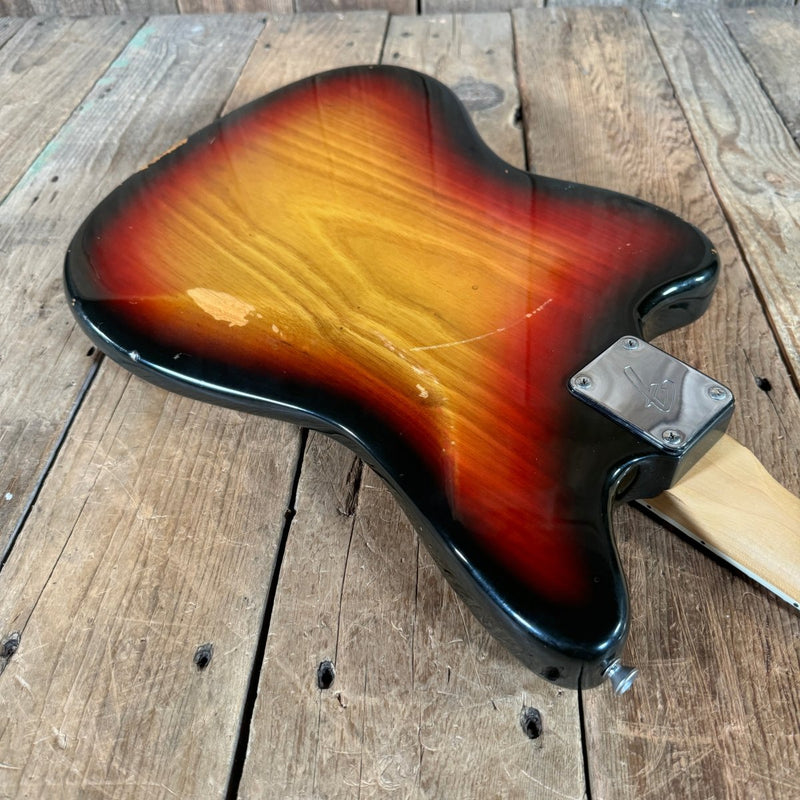 SOLD - Fender Jazzmaster Professionally Re - fretted 1978 Sunburst - Mahar's Vintage Guitars