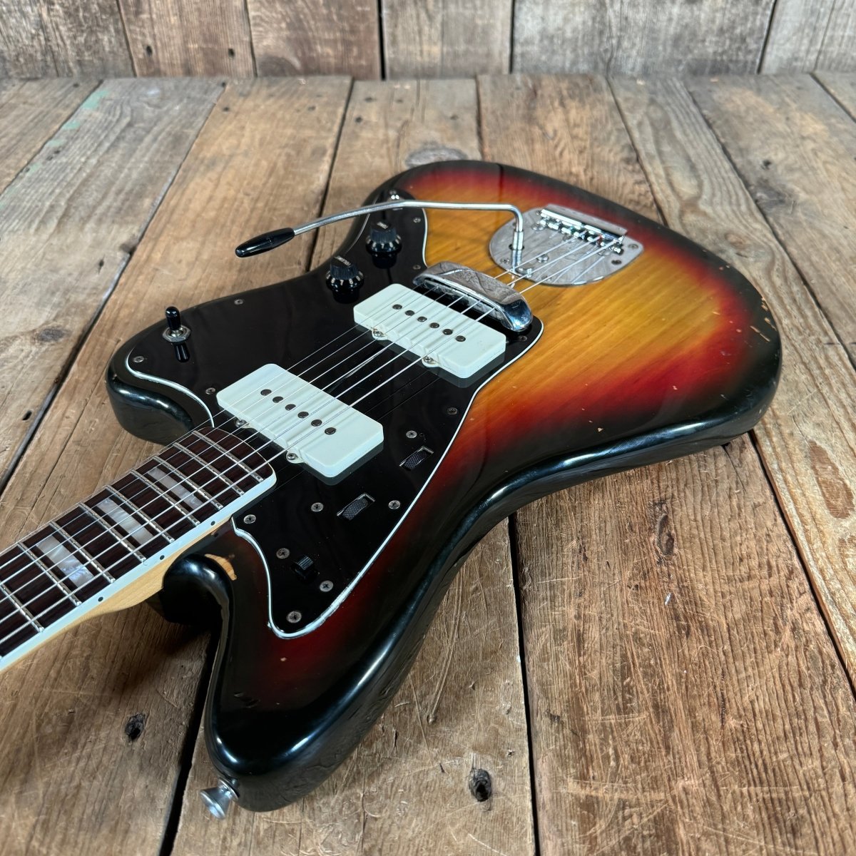 SOLD - Fender Jazzmaster Professionally Re-fretted 1978 Sunburst