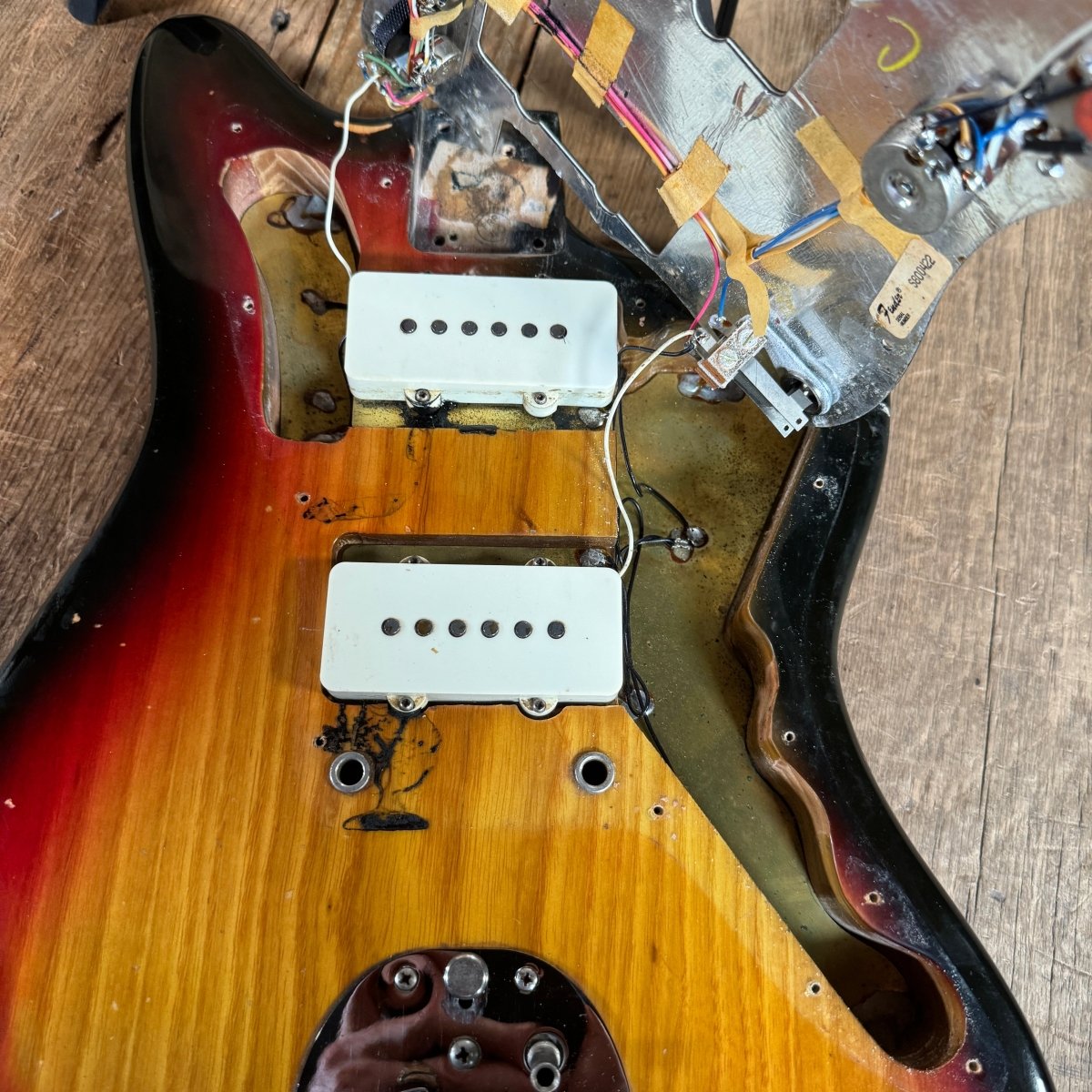 SOLD - Fender Jazzmaster Professionally Re-fretted 1978 Sunburst