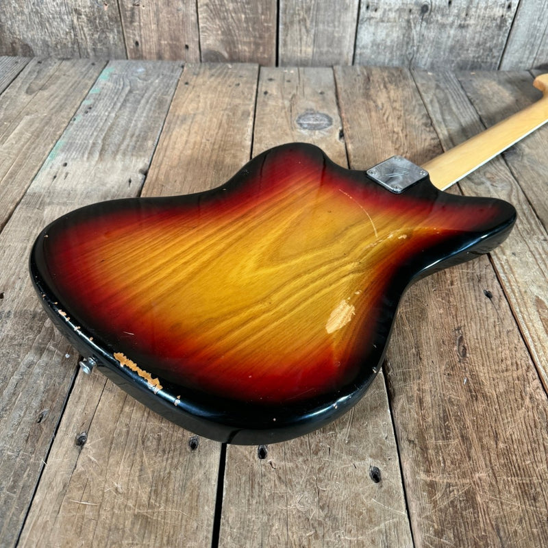 SOLD - Fender Jazzmaster Professionally Re - fretted 1978 Sunburst - Mahar's Vintage Guitars