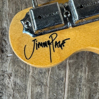 SOLD - Fender Jimmy Page Signature Telecaster 2020 White Blonde - Mahar's Vintage Guitars