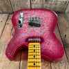 SOLD - Fender LTD '68 Pink Paisley Tele Limited Edition Custom Shop Relic 2023 - Mahar's Vintage Guitars