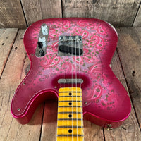 SOLD - Fender LTD '68 Pink Paisley Tele Limited Edition Custom Shop Relic 2023 - Mahar's Vintage Guitars