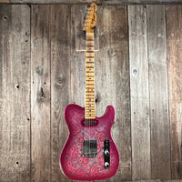 SOLD - Fender LTD '68 Pink Paisley Tele Limited Edition Custom Shop Relic 2023 - Mahar's Vintage Guitars