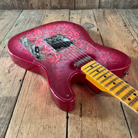 SOLD - Fender LTD '68 Pink Paisley Tele Limited Edition Custom Shop Relic 2023 - Mahar's Vintage Guitars