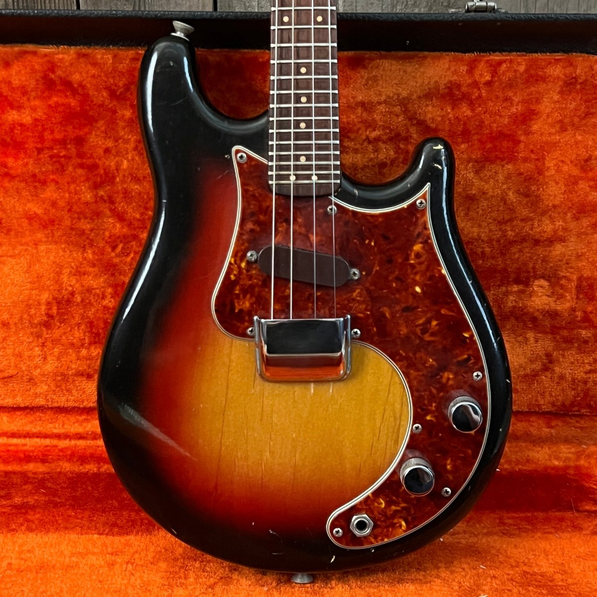 SOLD - Fender Mandocaster 1964 Sunburst Electric Mandolin Pre CBS - Mahar's Vintage Guitars
