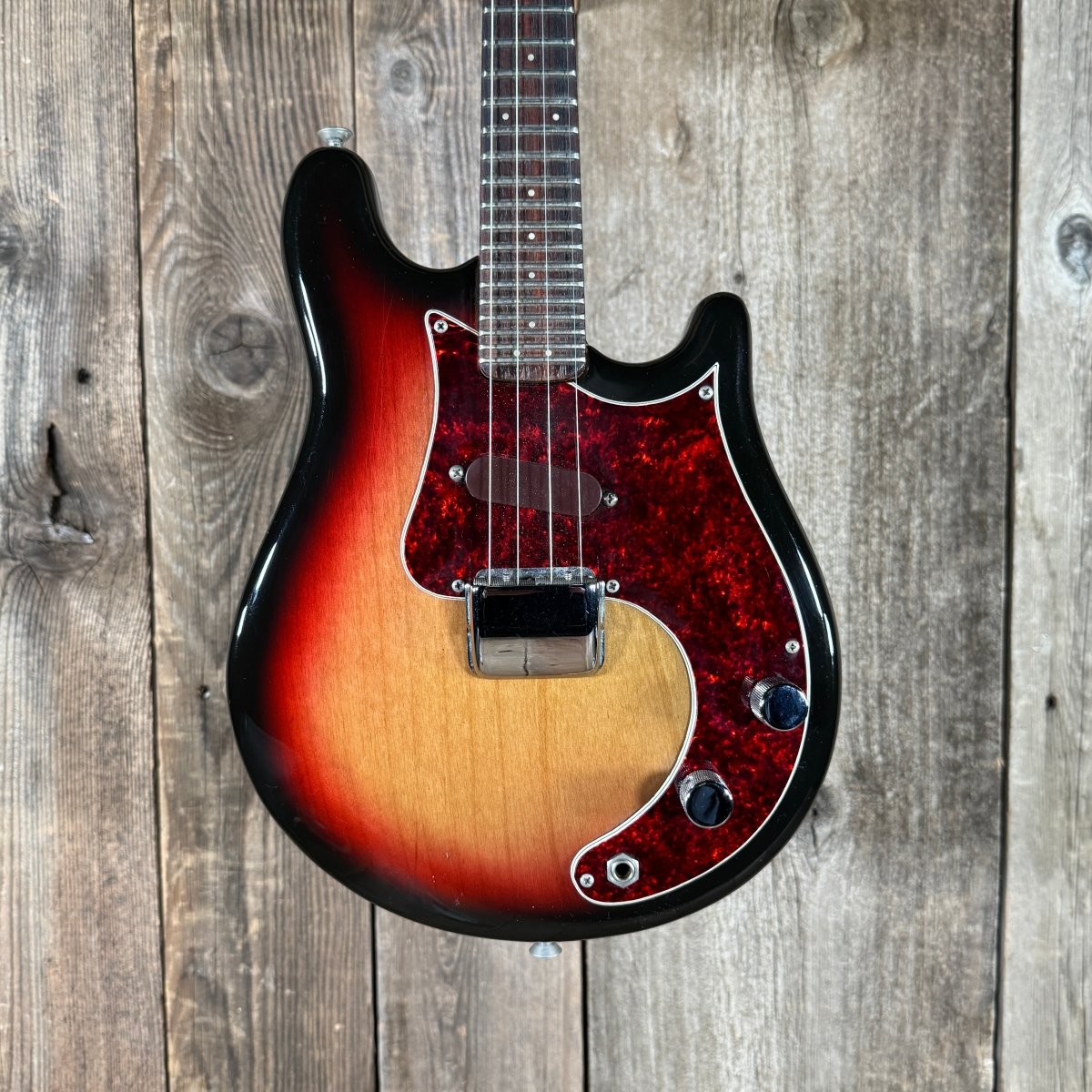 SOLD - Fender Mandocaster Electric Mandolin Near Mint 1970 Sunburst - Mahar's Vintage Guitars