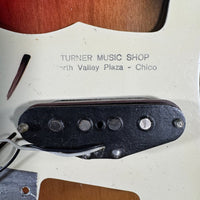SOLD - Fender Mandocaster Electric Mandolin Near Mint 1970 Sunburst - Mahar's Vintage Guitars