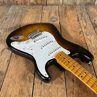 SOLD - Fender Masterbuilt Yuriy Shishkov Stratocaster 50th Anniversary Limited 2005 Sunburst - Mahar's Vintage Guitars