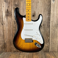 SOLD - Fender Masterbuilt Yuriy Shishkov Stratocaster 50th Anniversary Limited 2005 Sunburst - Mahar's Vintage Guitars