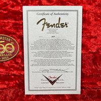 SOLD - Fender Masterbuilt Yuriy Shishkov Stratocaster 50th Anniversary Limited 2005 Sunburst - Mahar's Vintage Guitars