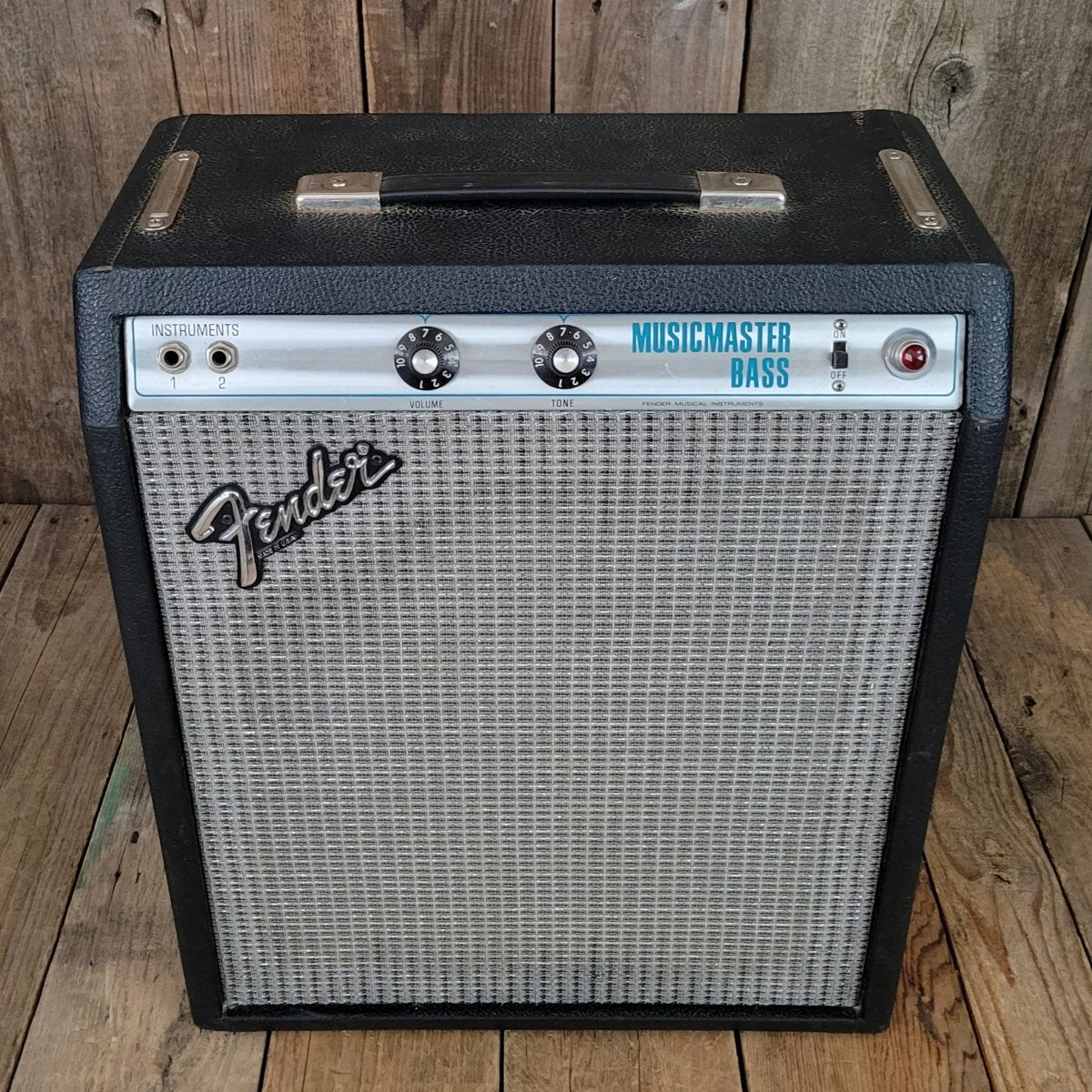 SOLD - Fender Music Master Bass Amplifier - 1981 - Mahar's Vintage Guitars
