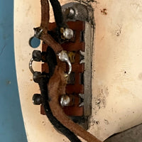 SOLD - Fender Mustang 1965 Mustang Blue Abigail Ybarra wound pickups - Mahar's Vintage Guitars