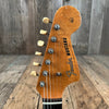 SOLD - Fender Mustang 1965 Mustang Blue Abigail Ybarra wound pickups - Mahar's Vintage Guitars
