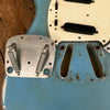 SOLD - Fender Mustang 1965 Mustang Blue Abigail Ybarra wound pickups - Mahar's Vintage Guitars