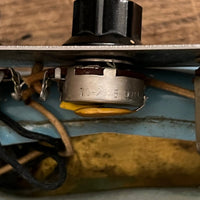 SOLD - Fender Mustang 1965 Mustang Blue Abigail Ybarra wound pickups - Mahar's Vintage Guitars