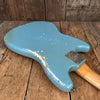 SOLD - Fender Mustang 1965 Mustang Blue Abigail Ybarra wound pickups - Mahar's Vintage Guitars