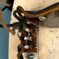 SOLD - Fender Mustang 1965 Mustang Blue Abigail Ybarra wound pickups - Mahar's Vintage Guitars