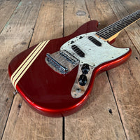 SOLD - Fender Mustang 1972 Competition Red - Mahar's Vintage Guitars