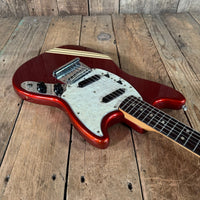 SOLD - Fender Mustang 1972 Competition Red - Mahar's Vintage Guitars